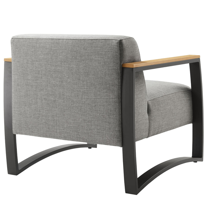 The Hartwell Outdoor Aluminum Lounge Armchair