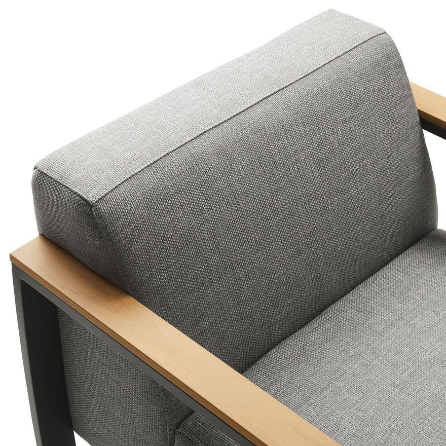 The Hartwell Outdoor Aluminum Lounge Armchair