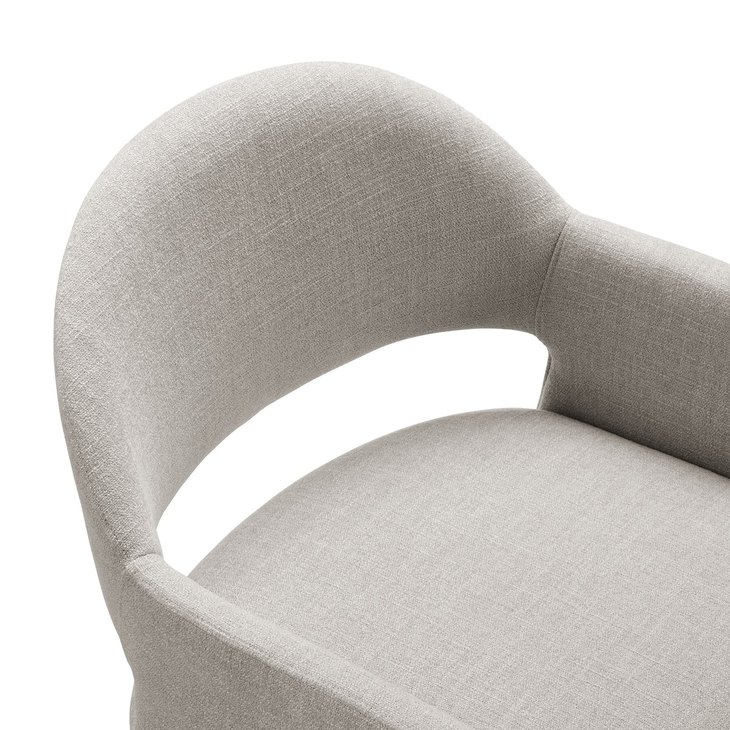 The Ashbourne Upholstered Barrel Back Dining Armchair