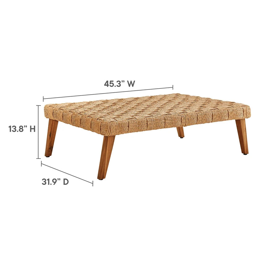 Ashbourne Handwoven Outdoor Coffee Table
