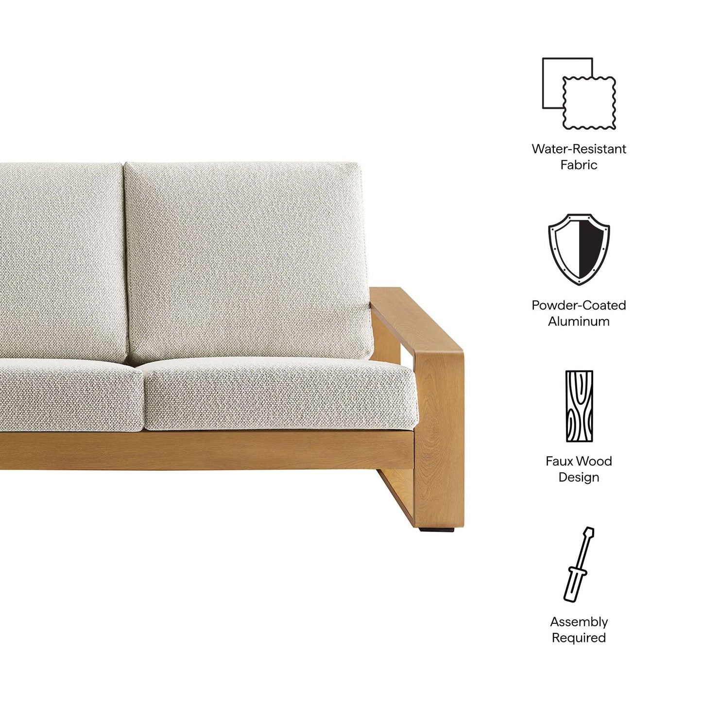 The Alderwood Indoor–Outdoor Sofa