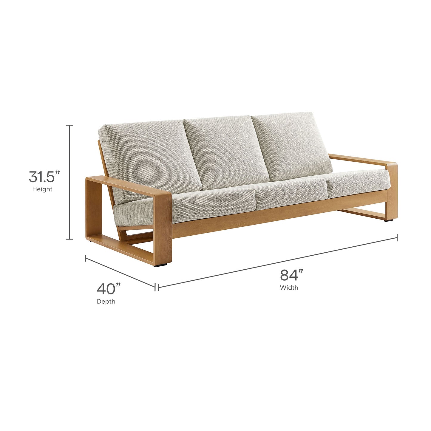 The Alderwood Indoor–Outdoor Sofa