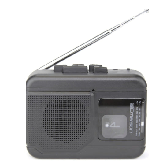 Portable Cassette Player with Bluetooth Out