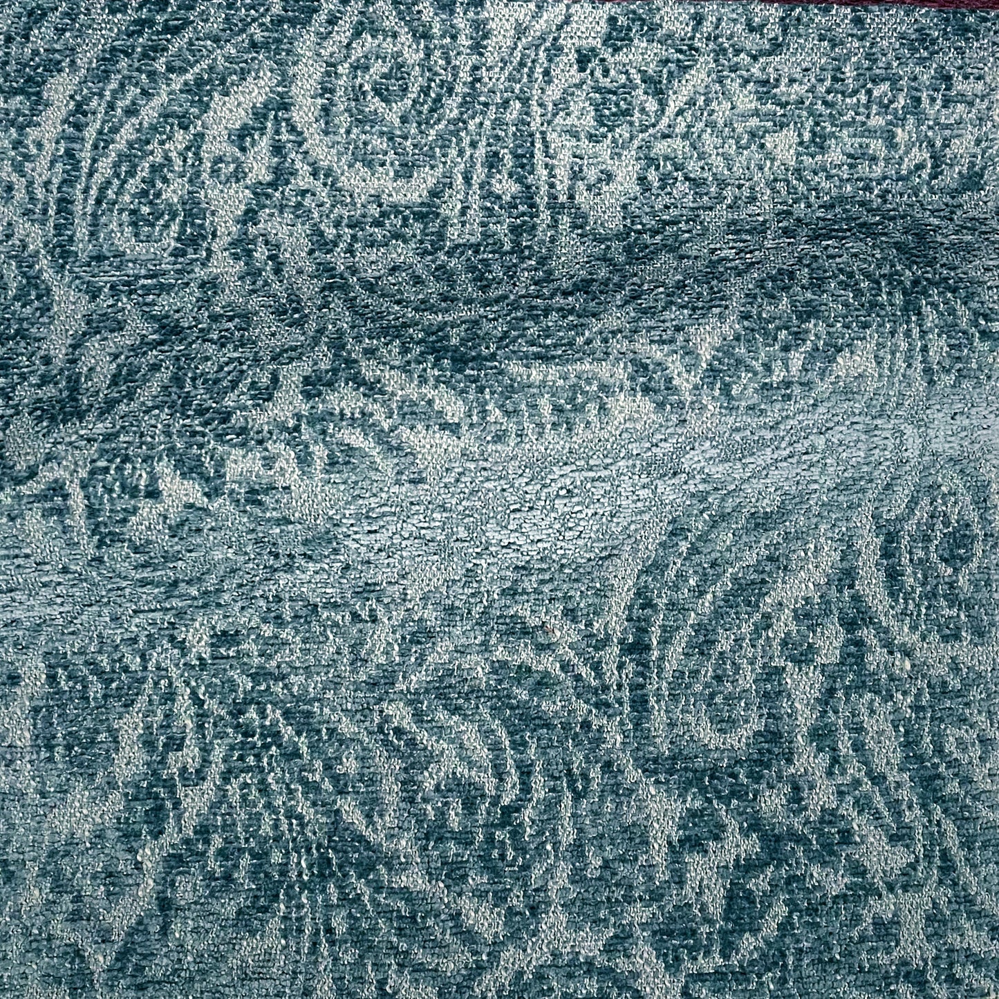 EVERLY - BOUCLE WRAP PAISLEY DESIGN JACQUARD UPHOLSTERY FABRIC BY THE YARD