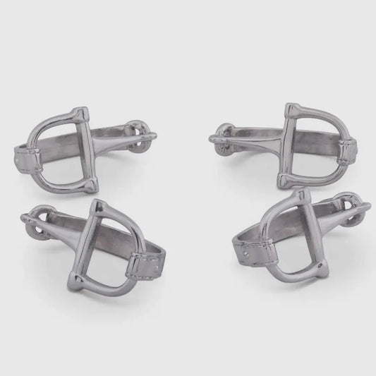 The Horse Bit Napkin Ring Set of 4