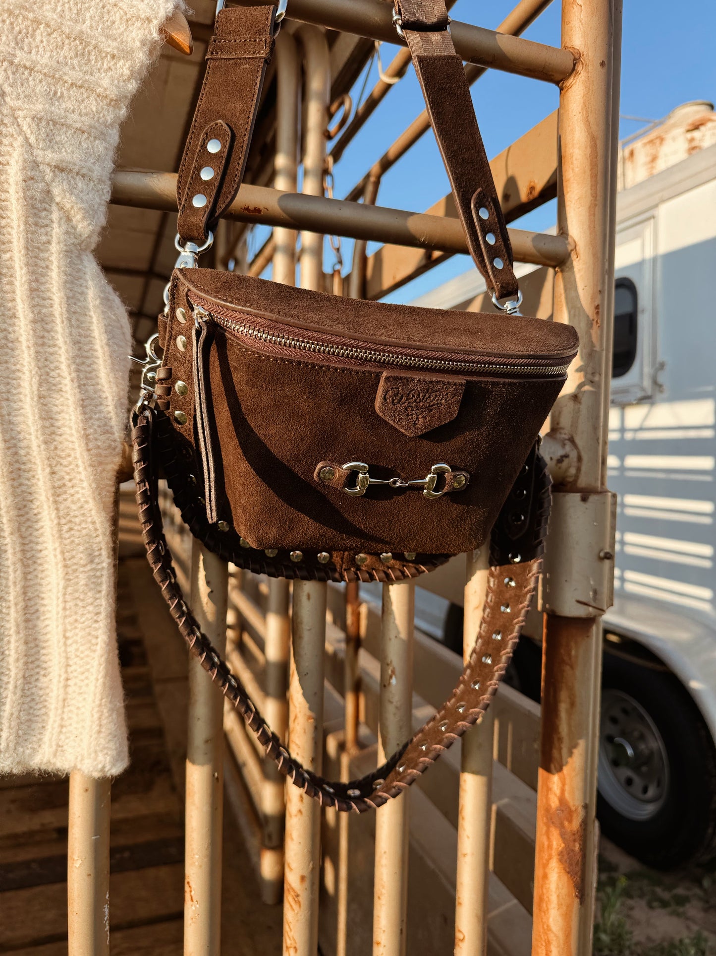 The Western + Co. Lil’ Bit Bum Bag in Bay