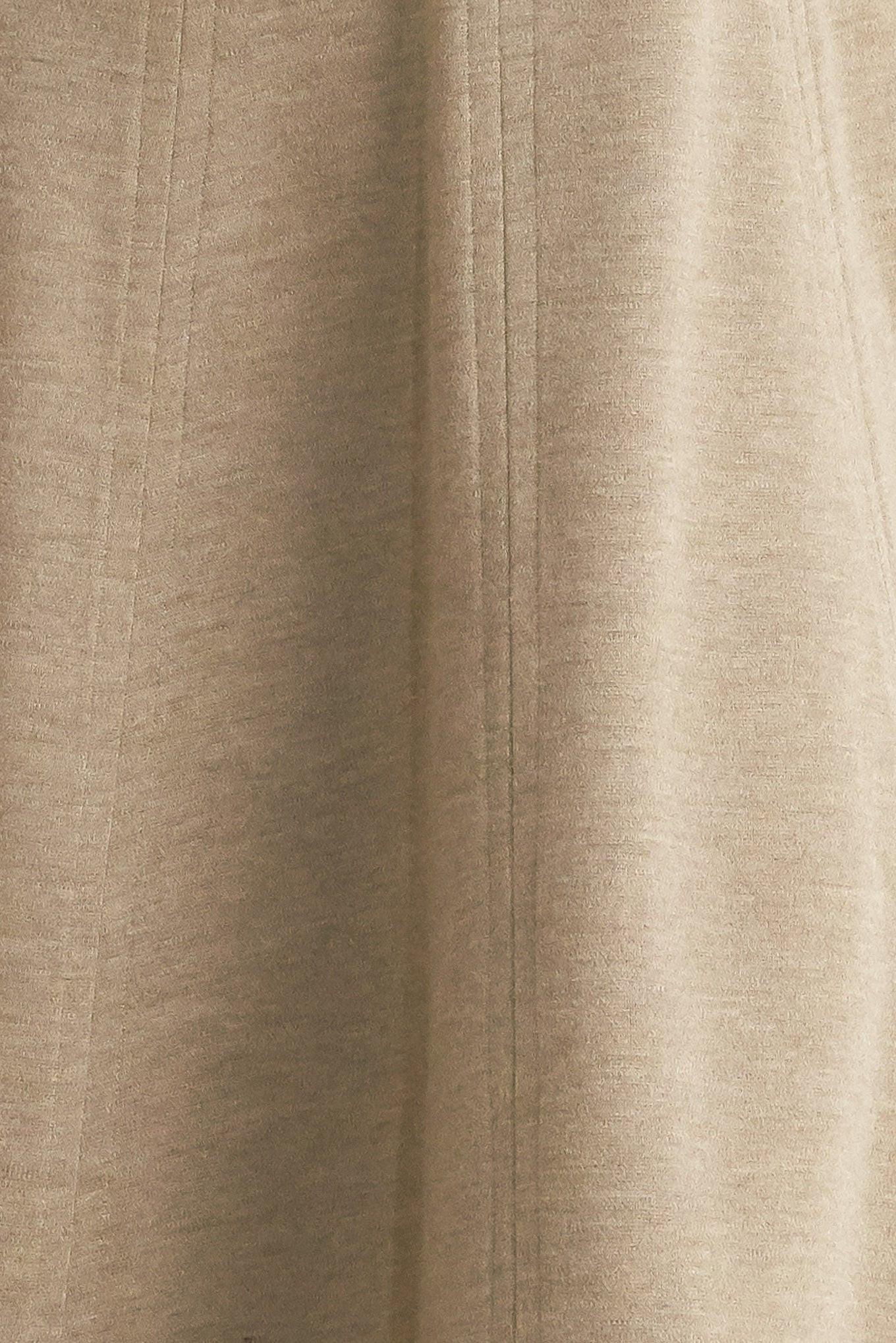 SOPHISTICATED SIMPLICITY WOVEN KNIT MIDI DRESS