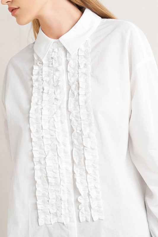 MODERN MUSE WOVEN TOP
