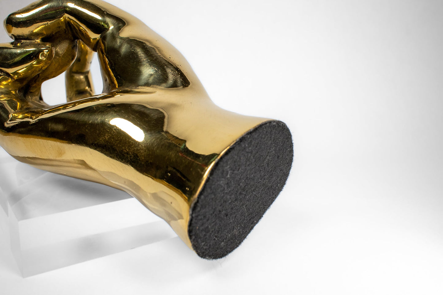 Female Torso Sculpture in Brass