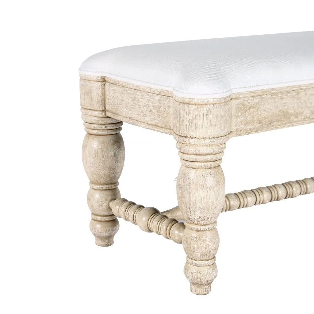 Flamenca Fabric Bedroom Bench