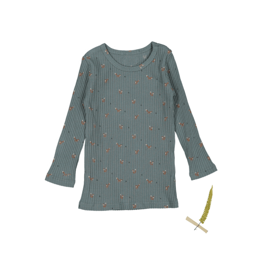 The Printed Long Sleeve Tee - Fox