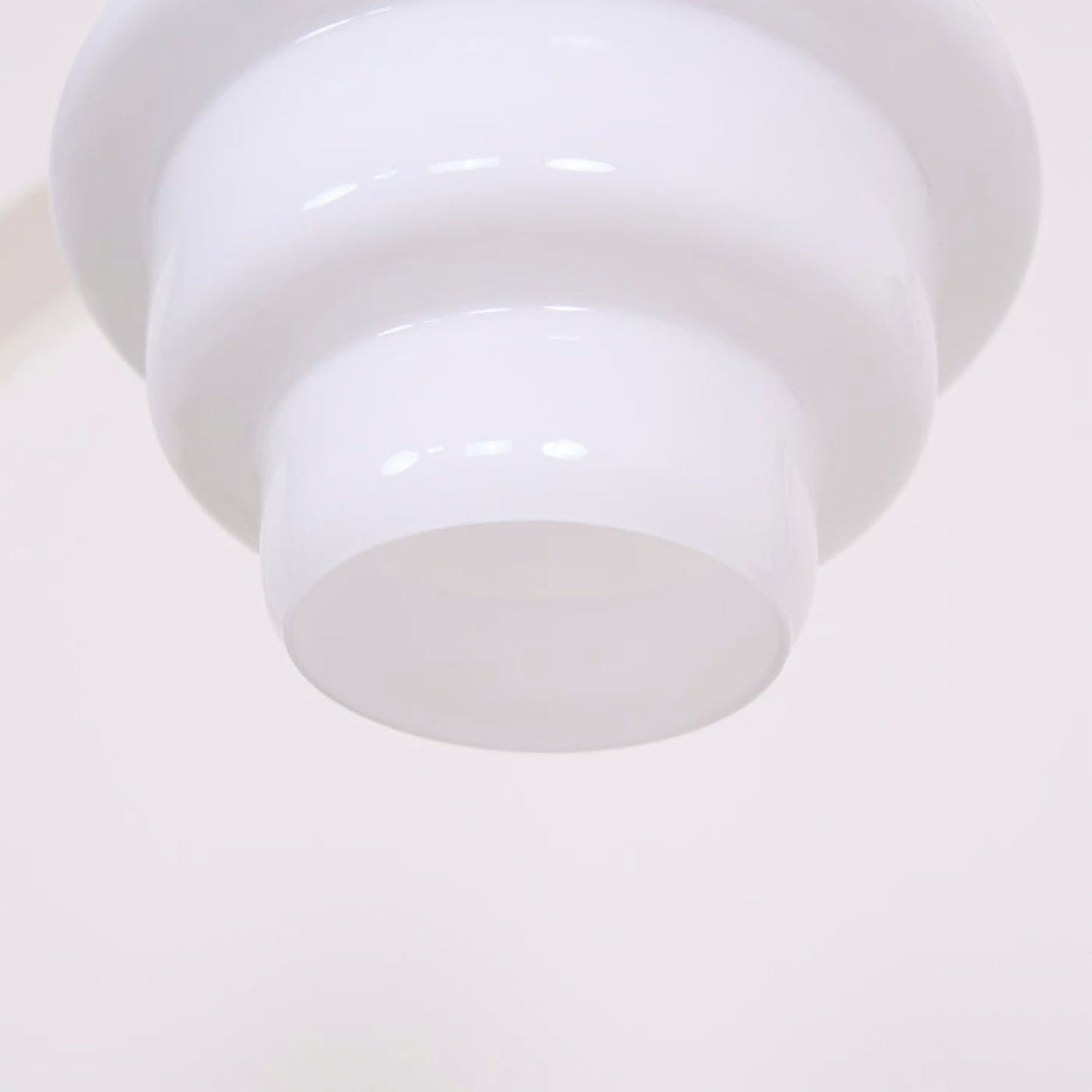 Nordic Cream White Glass Pendant Lights