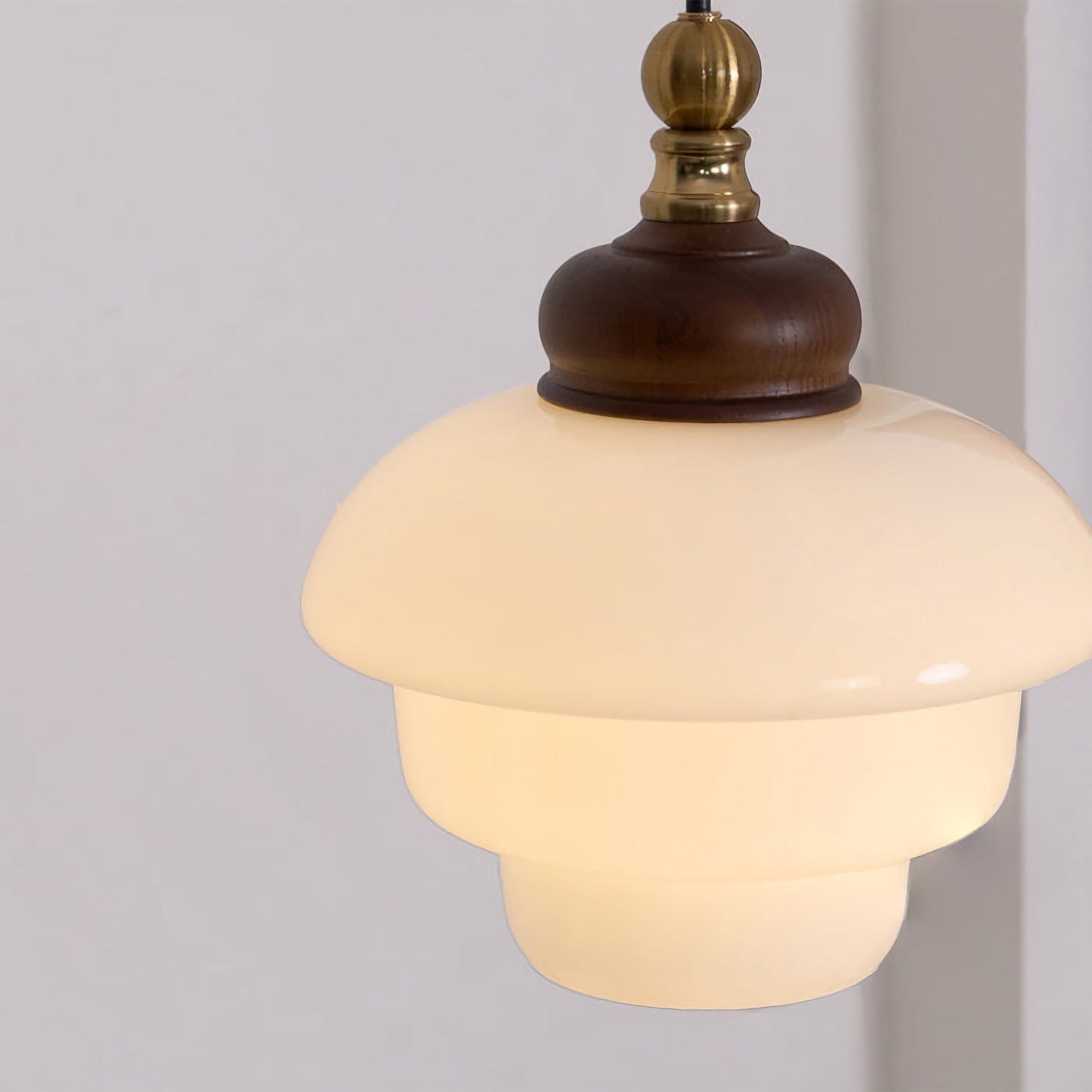 Nordic Cream White Glass Pendant Lights