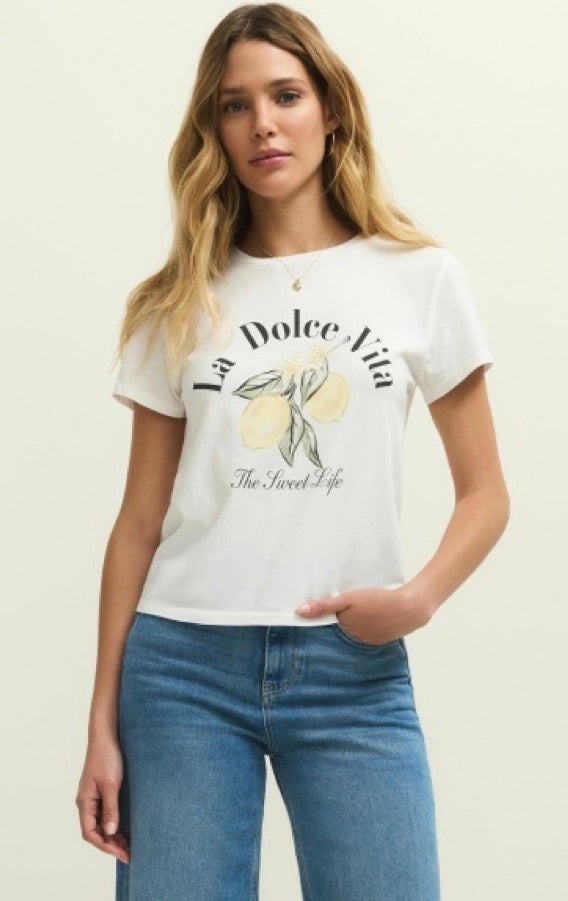 Z Supply - Dolce Tourist Tee, Sea Salt
