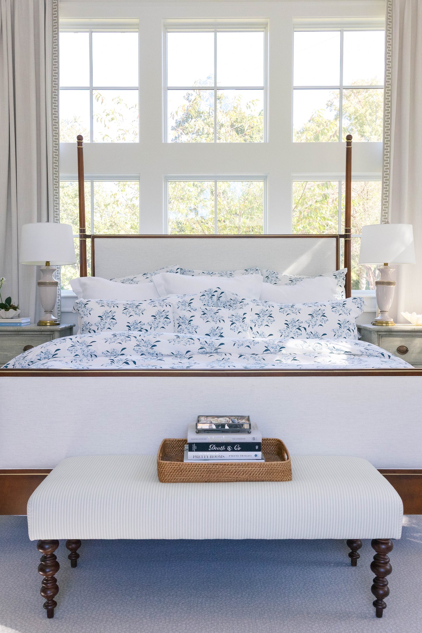 Lilac in Blue Flat Sheet