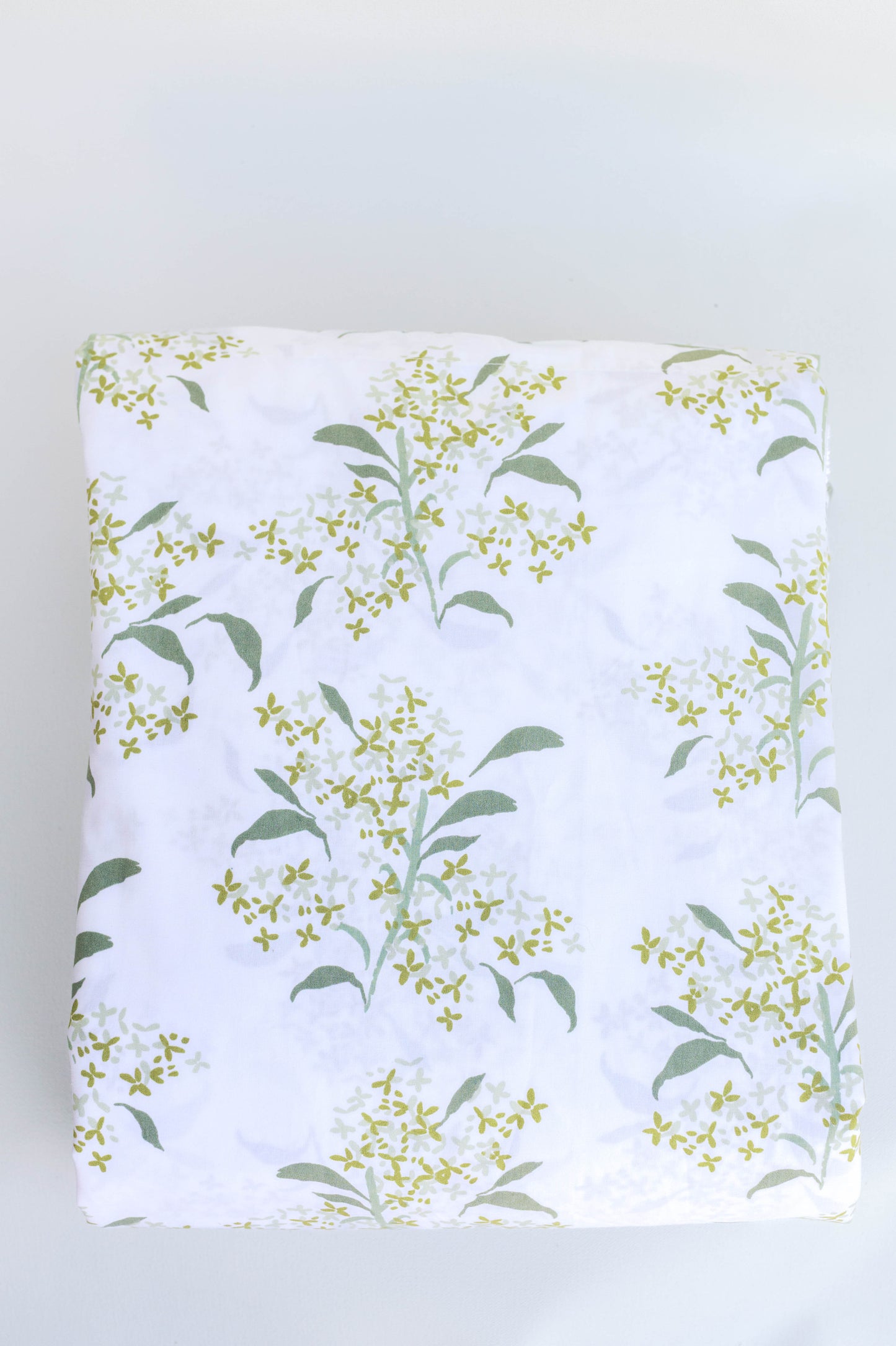 Lilac in Green Fitted Sheet