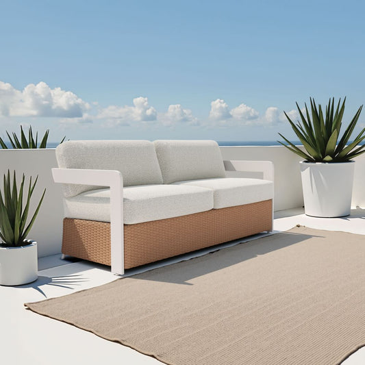 Gelo Olefin Fabric Outdoor Sofa