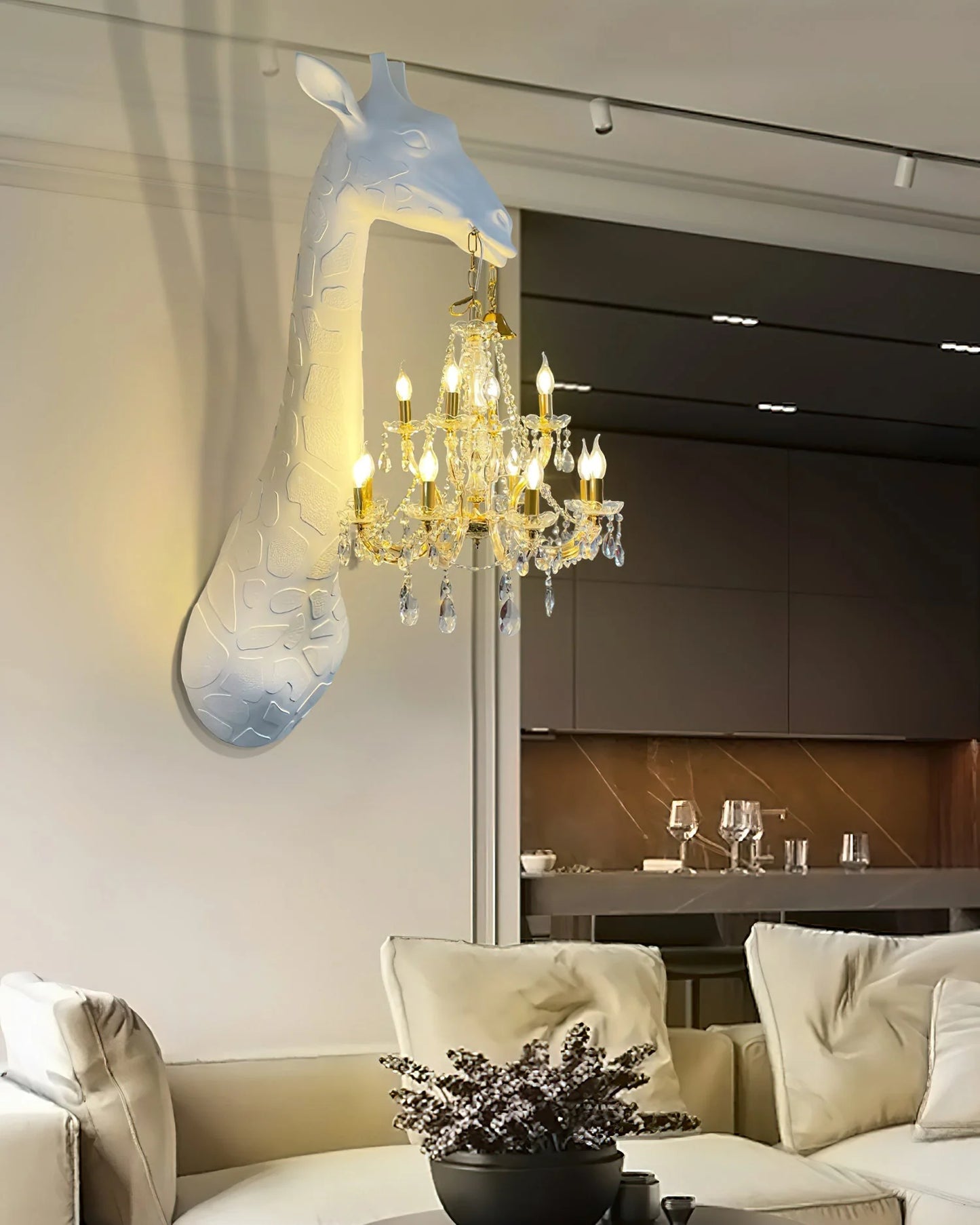 Giraffe Sculpture Wall Lamp