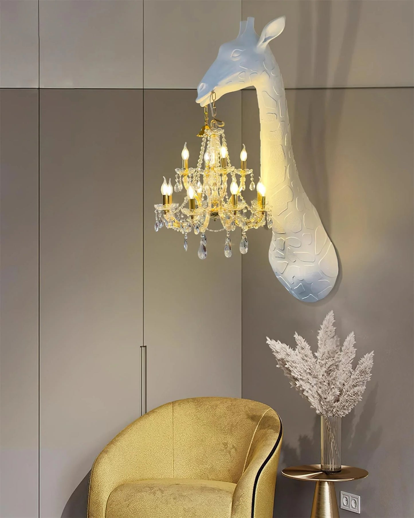 Giraffe Sculpture Wall Lamp