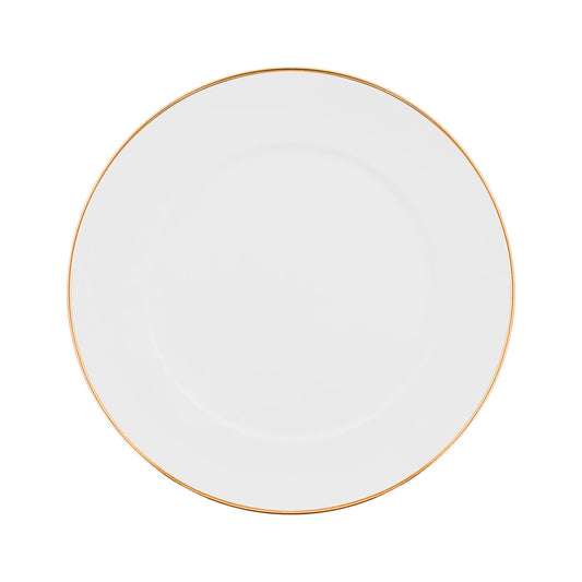 Gold Rimmed Charger Plate
