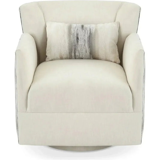Grace Fabric Swivel Club Chair