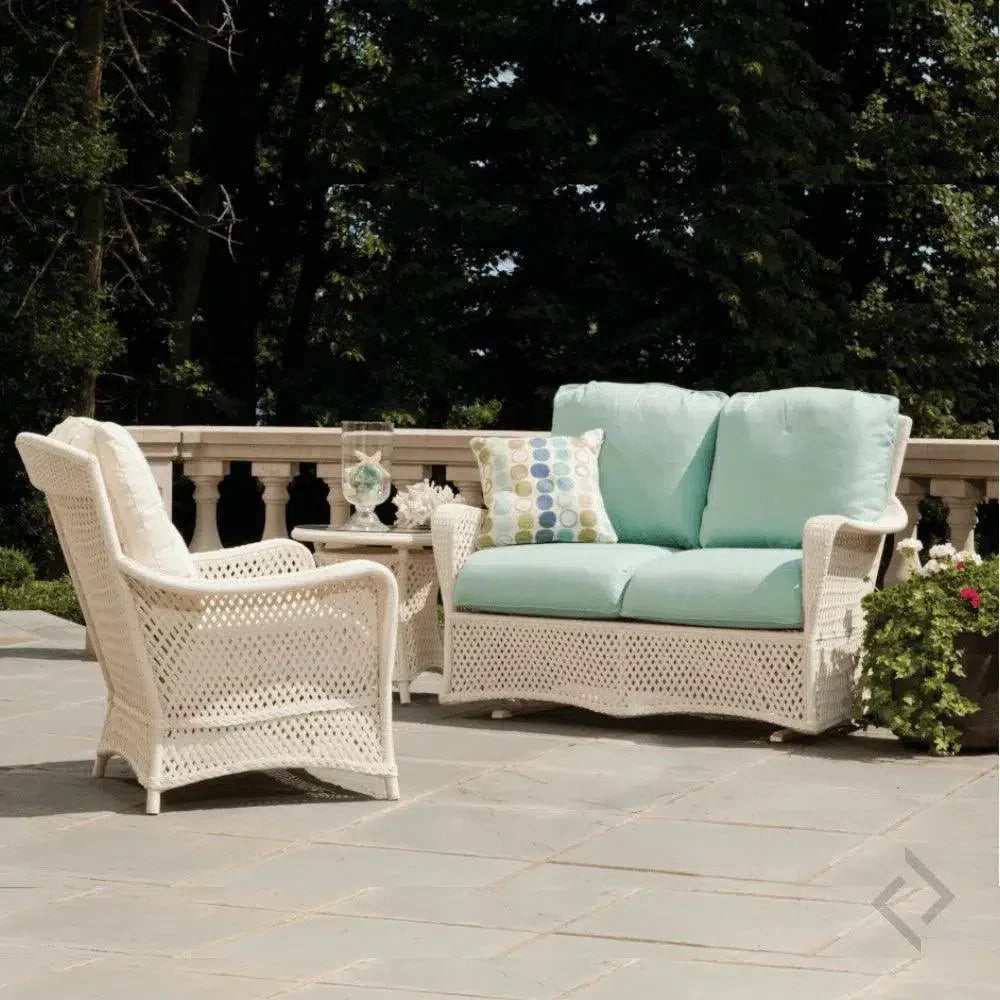Grand Traverse Patio Loveseat Sunbrella Cushions
