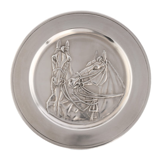 Pewter Thoroughbred Horse Charger