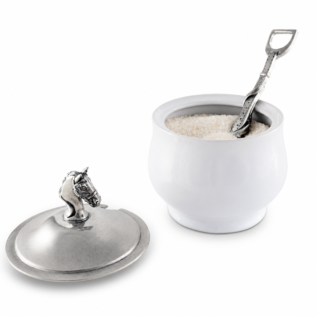 The Ashbourne Equestrian Sugar Bowl & Spoon
