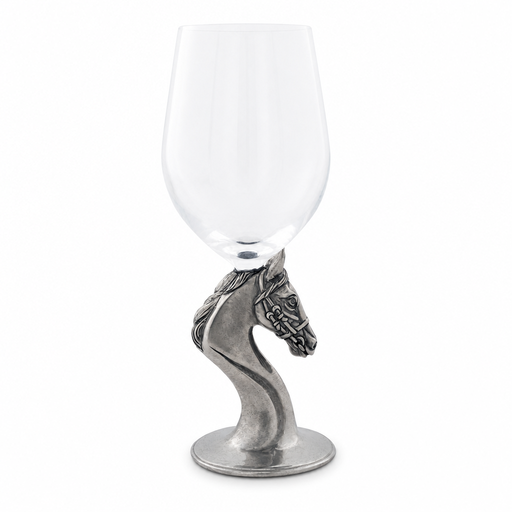 Ashbourne Thoroughbred Pewter Stemmed Wine Glass