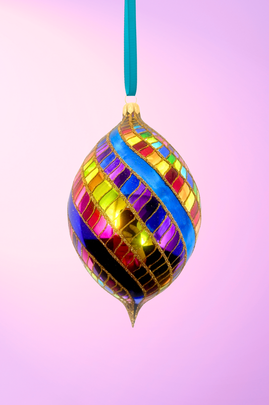 High Payouts Spinner Glass Ornament