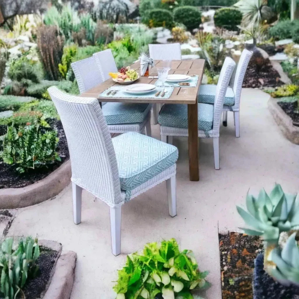 Hamptons Outdoor Furniture Wicker Dining Chair