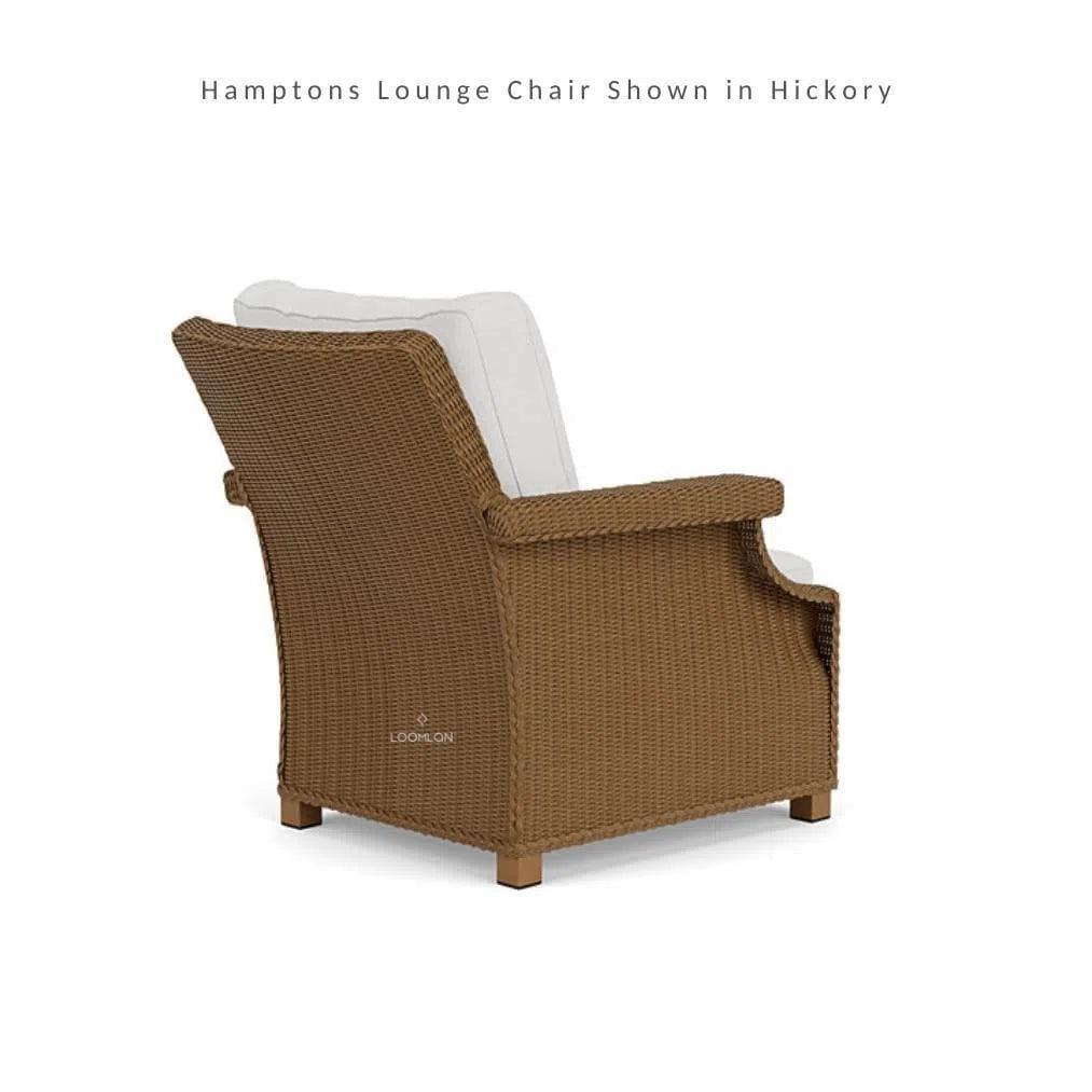 Hamptons Outdoor Wicker Lounge Chair Set With Table Set