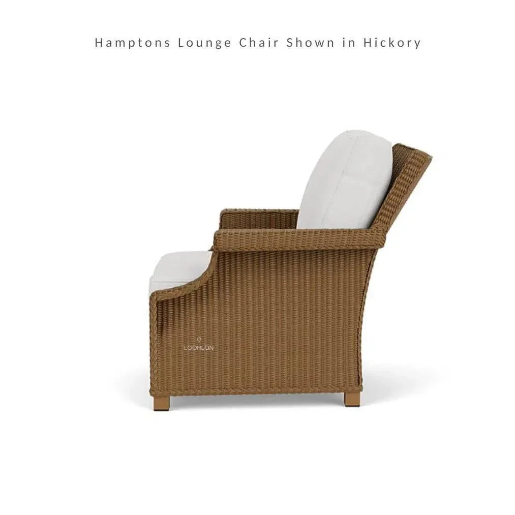 Hamptons Outdoor Wicker Lounge Chair Set With Table Set