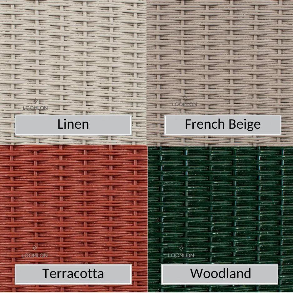 Hamptons Wicker Rectangular Outdoor Dining Table