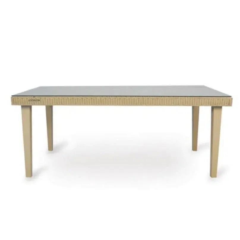 Hamptons Wicker Rectangular Outdoor Dining Table