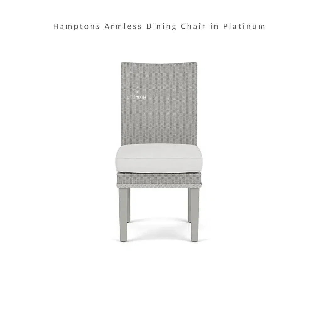 Hamptons Outdoor Wicker Dining Table Set 6PC