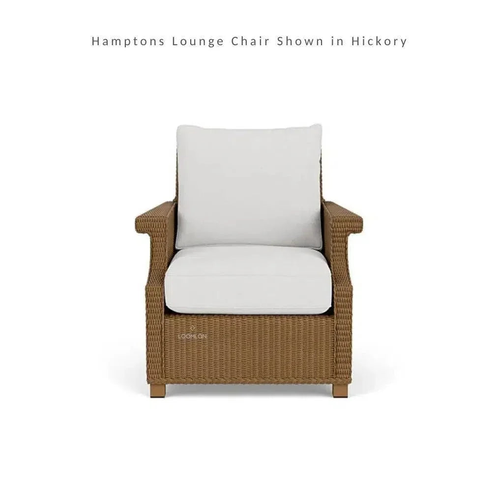 Hamptons Outdoor Wicker Sectional with Lounge Chair Set