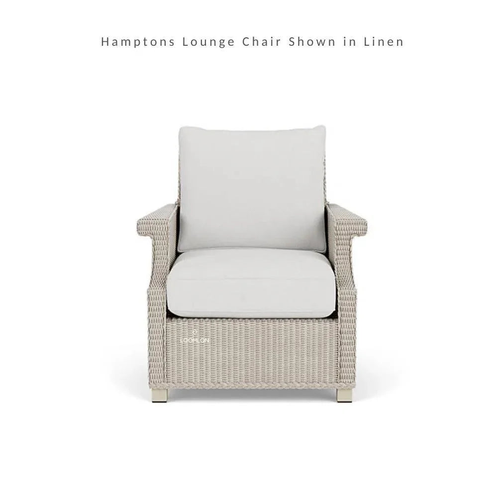 Hamptons Outdoor Wicker Sectional with Lounge Chair Set
