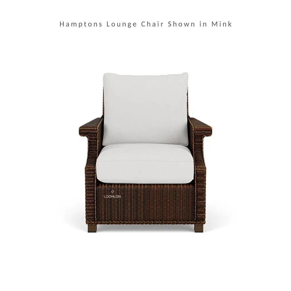 Hamptons Outdoor Wicker Sectional with Lounge Chair Set