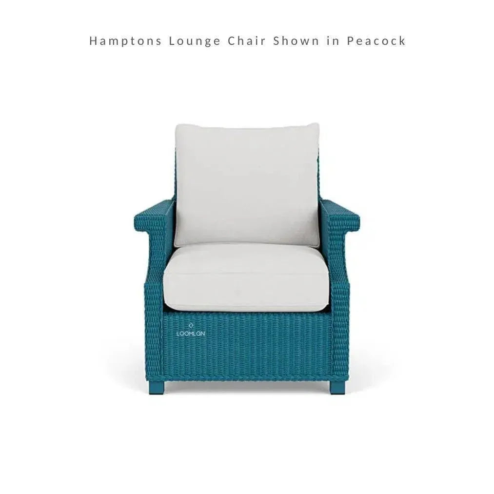 Hamptons Outdoor Wicker Sectional with Lounge Chair Set