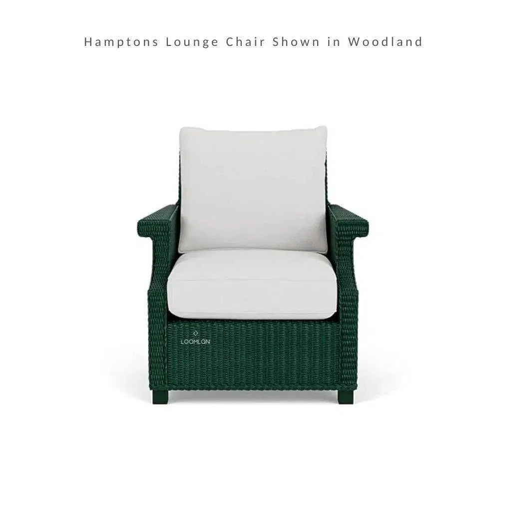 Hamptons Outdoor Wicker Sectional with Lounge Chair Set