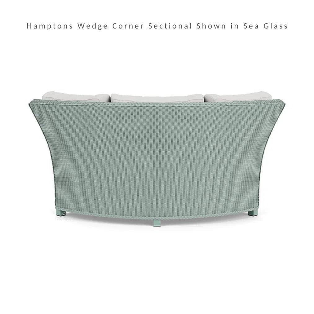 Hamptons Outdoor Wicker Sectional with Lounge Chair Set