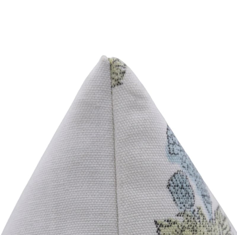 Manmohan Hand Block-Printed Botanical Cotton Pillow Cover