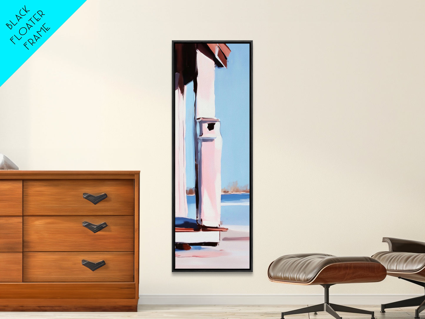 Porch Pillar Art, Rustic Farmhouse, Architectural Aesthetic, Neutral Home Decor, Country Living, Warm Tones, Canvas Print