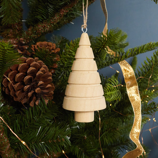 Pine Lines Tree Ornament