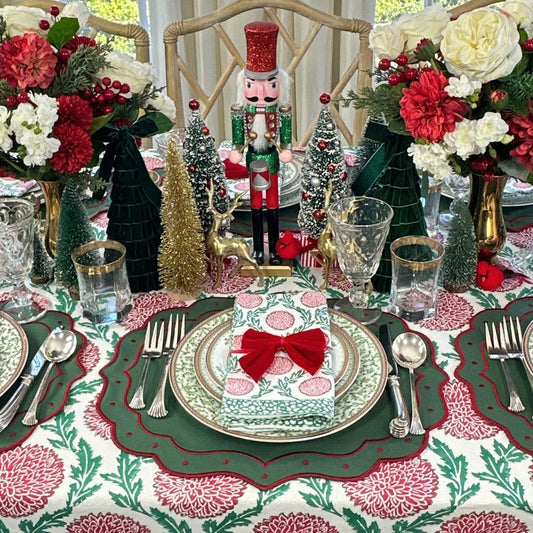 The Eve Placemat - Green and Red (Set of 4)