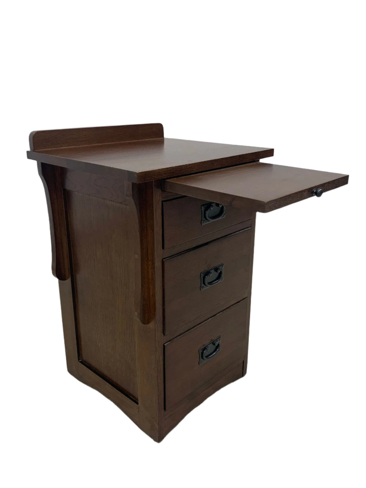 Crofter Oak 3-Drawer Writing Table – Michael Cherry