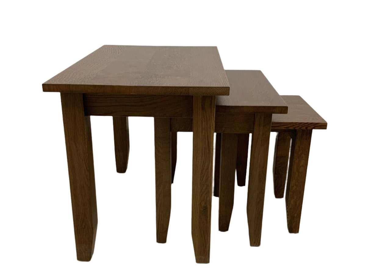 Mission Oak Nesting Tables - Set of 3