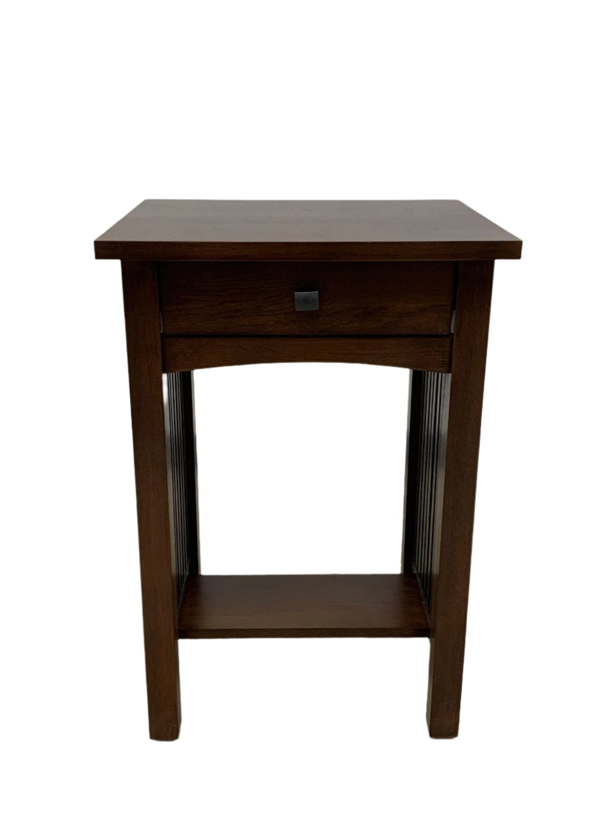 The Heritage Mission Spindle End Table — Quarter-Sawn Oak