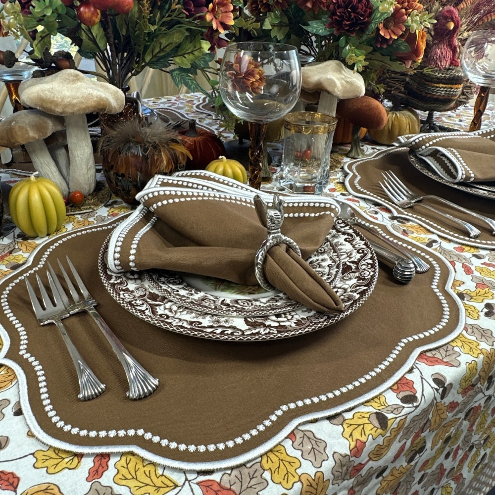 The Charlotte Placemat - Light Cocoa (Set of 4)